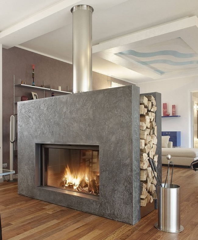 Double Sided Fireplace Double Sided Fireplace